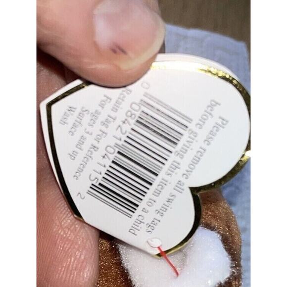 Ty Beanie Sly the Fox No Red Stamp in Tush Tag 1996 PVC Pellets‎ - Picture 8 of 8